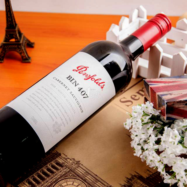 奔富酒庄bin407赤霞珠干红葡萄酒2016 penfolds bin 407 cabernet