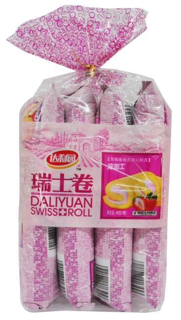 【百汇到家】达利园草莓味瑞士卷160g 商品图0
