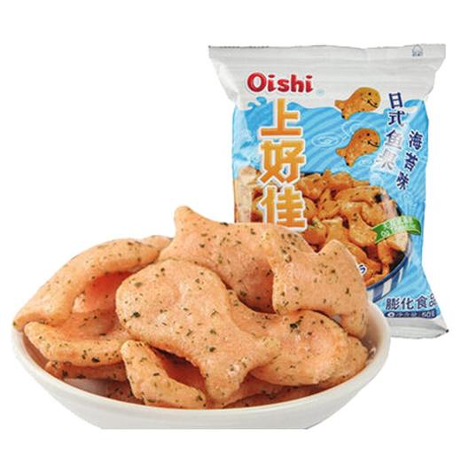 【百汇到家】上好佳日本小鱼果海苔味50g 商品图0