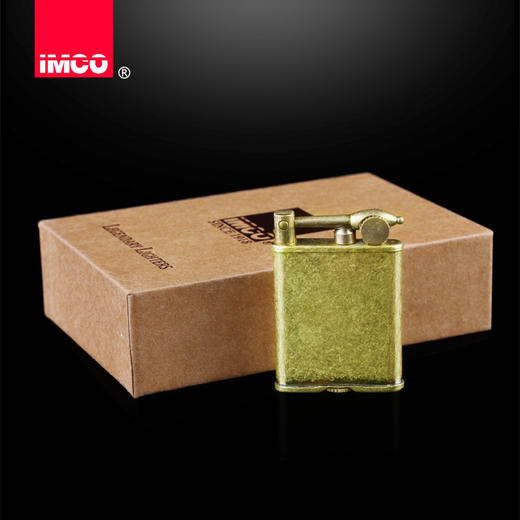 奥地利 IMCO 爱酷 IC510-010爱酷 煤油纯铜老式复古打火机 纤薄燃油机 商品图3