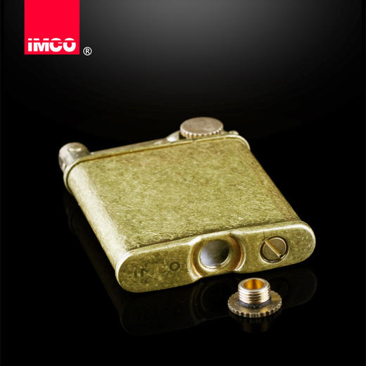 奥地利 IMCO 爱酷 IC510-010爱酷 煤油纯铜老式复古打火机 纤薄燃油机 商品图2