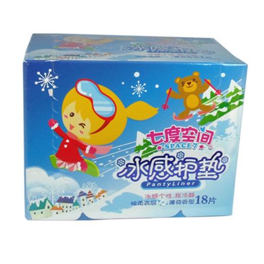 【百汇到家】七度空间棉冰感护垫18片BQ8918 商品图0