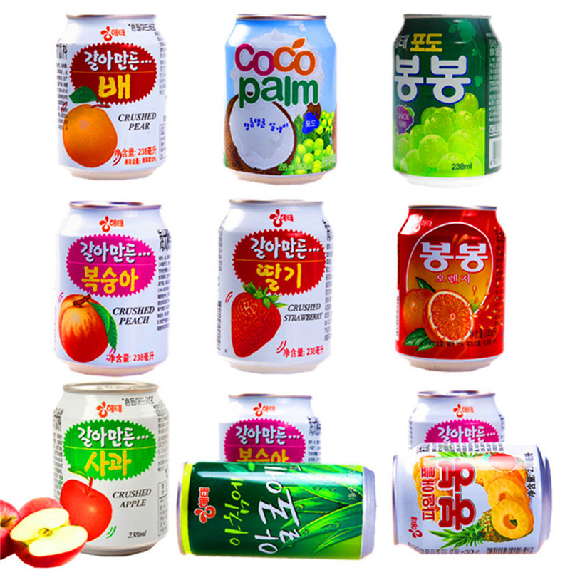 韩国海太果汁饮料