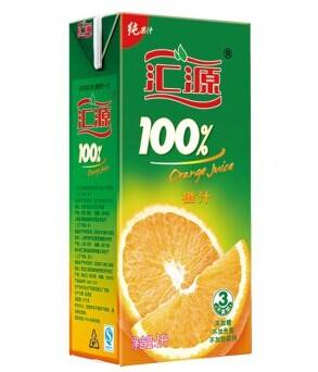 汇源果汁100%橙味1升*12盒/箱(21年1月)