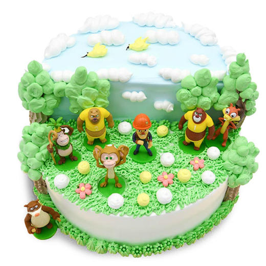 儿童创意生日蛋糕光头强熊大熊二 商品图0