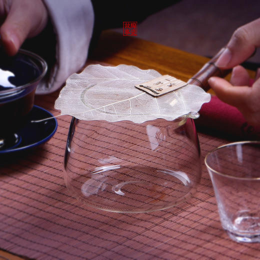 茶道配件-茶漏-菩提叶茶漏 商品图3