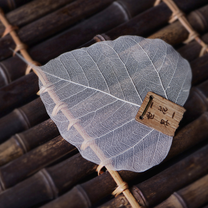 茶道配件-茶漏-菩提叶茶漏
