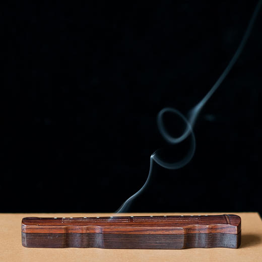 大红酸枝镶象牙小琴盒两件套 商品图1