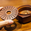玉琮花梨盘香盒两件套 商品缩略图1