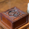 牡丹花梨盘香盒两件套 商品缩略图2