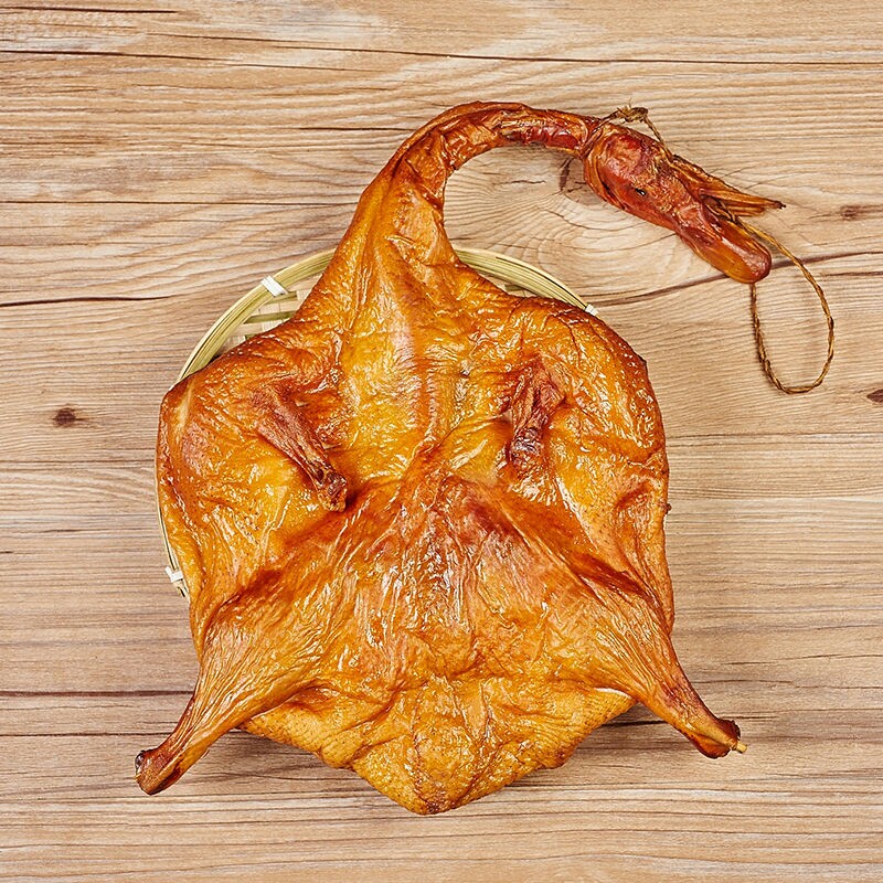 湖南特产 腊鸭 农家自制 烟熏 腊鸭子柴火熏鸭 咸鸭肉腊鸭全只包邮