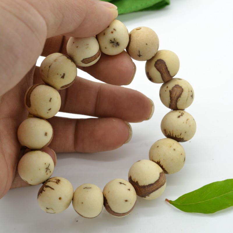 精品佛眼菩提 大佛眼菩提手珠 佛珠 白麒麟眼菩提 手串 念珠饰品