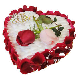 萃格优选 玫瑰花生日蛋糕幸福时刻