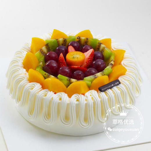萃格优选祝寿水果蛋糕-长寿面 商品图0