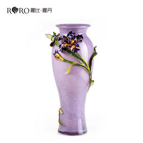 【彼达思】珐琅彩 幸福鸢尾-花瓶中号