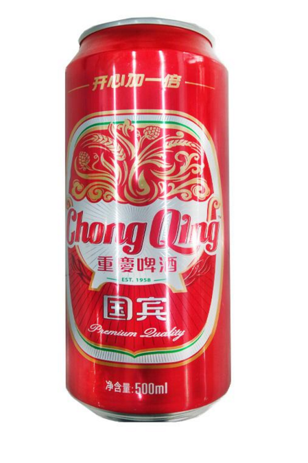 重庆啤酒 山城啤酒 国宾500ml