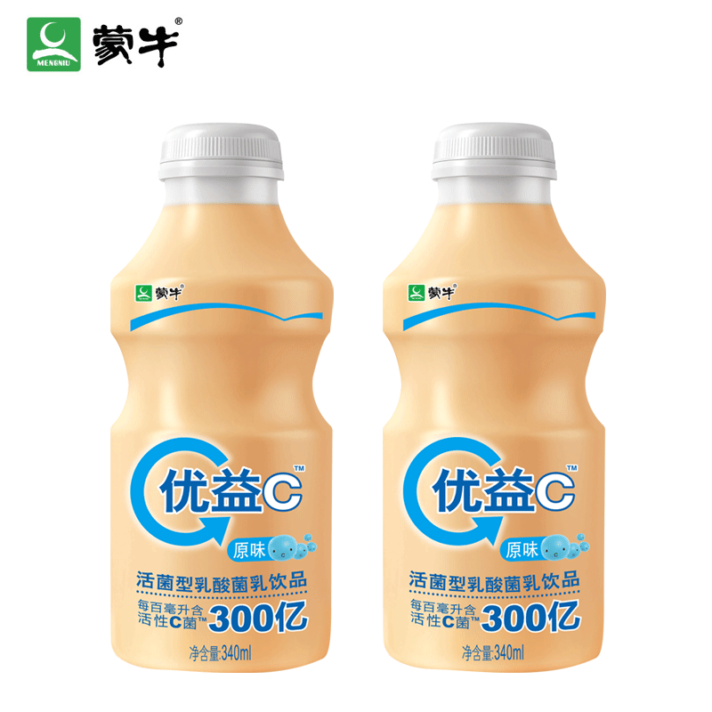 优益c活菌型百香果味,原味340ml/瓶