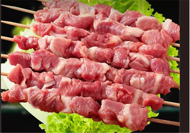 预售 预计6月25日发货 内蒙手工羊肉串(净重5斤生肉串)
