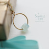 SpoiledBart Jewelry进口14K注金 天然蓝玉髓 橄榄石 项链 商品缩略图2