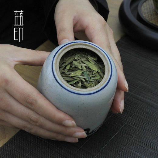 （永久下架）复古青花礼盒（含精品龙井茶100G) 商品图3