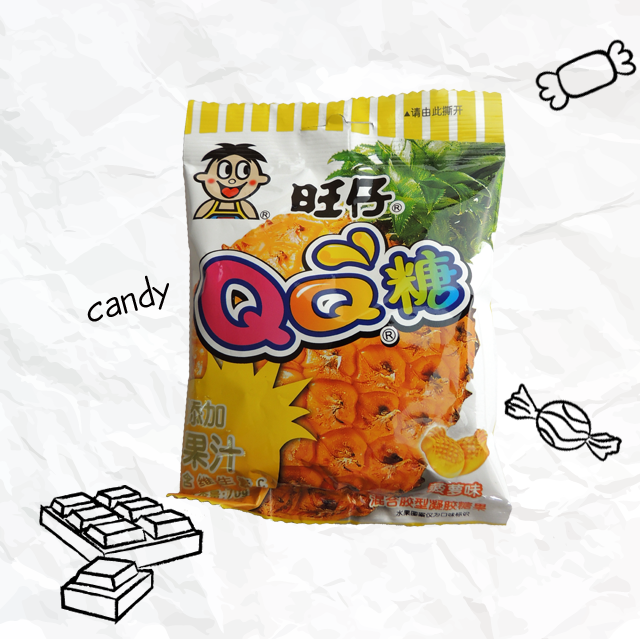 qq糖菠萝 70g
