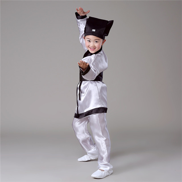 古代书童服装儿童古装汉代书生装汉服弟子规学生装古代服饰套装