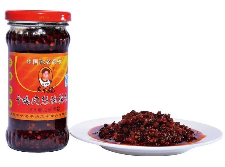 老干妈干煸肉丝油辣椒