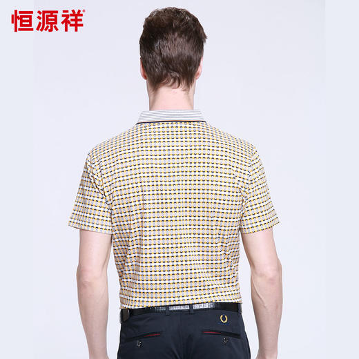 恒源祥男士夏季新款短袖商务休闲T恤 01155028 商品图4