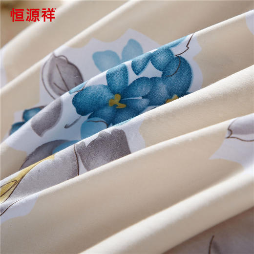 恒源祥床上用品花香时节全棉四件套TBK2018 商品图3