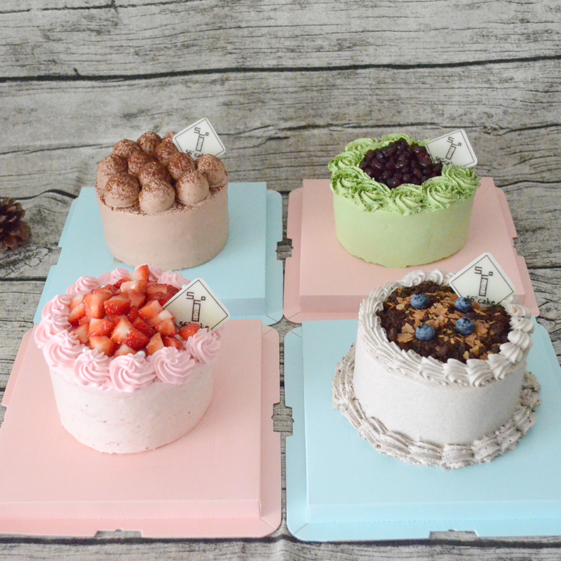 4寸小蛋糕四种款式