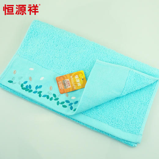 恒源祥埃及棉刺绣面巾2条装2GT3443 商品图4