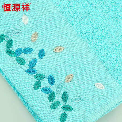 恒源祥埃及棉刺绣面巾2条装2GT3443 商品图5