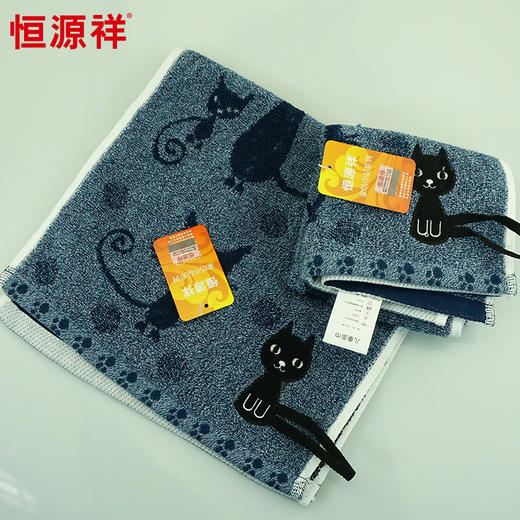 恒源祥可爱猫咪童巾2条装2GT2115 商品图10