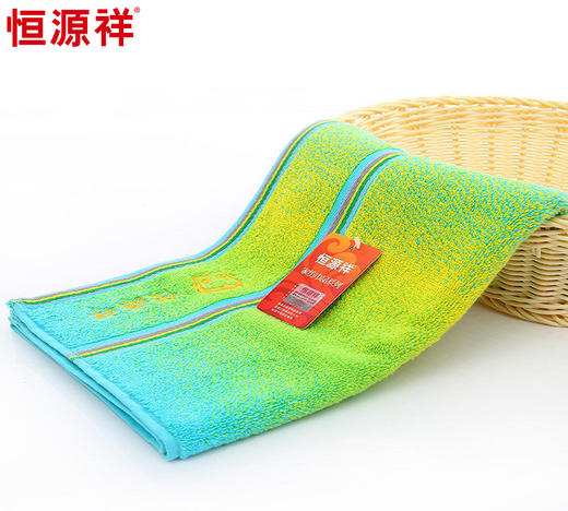 恒源祥青草夕阳面巾2条装2GT3063 商品图2