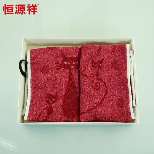 恒源祥可爱猫咪童巾2条装2GT2115 商品图12