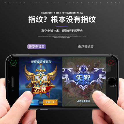 iPhone6钢化膜 苹果6s钢化玻璃膜6plus全屏手机膜4.7 商品图3