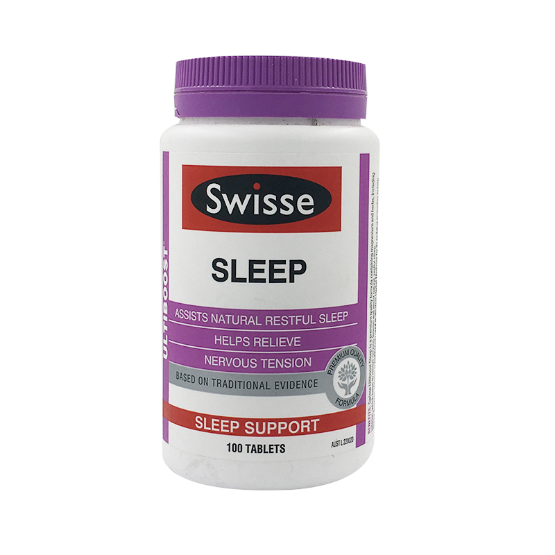 澳洲直邮 进口swisse睡眠片纯植物sleep改善助睡眠
