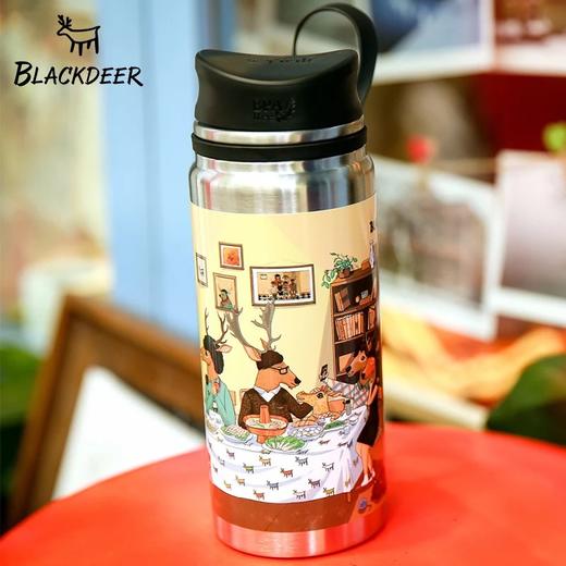 （永久下架）黑鹿随印保温杯/旅行便携运动闷烧罐 商品图3