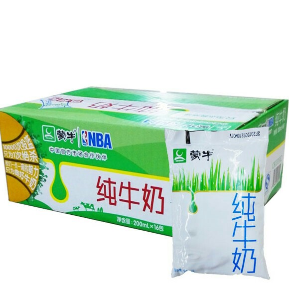 蒙牛百利包牛奶(200ml16袋)