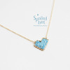 SpoiledBart Jewelry 天然绿松石  心形 项链 商品缩略图0