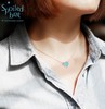 SpoiledBart Jewelry 天然绿松石  心形 项链 商品缩略图3