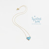 SpoiledBart Jewelry 天然绿松石  心形 项链 商品缩略图1