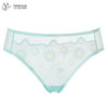 奶糖派涟漪薄荷绿配套中腰网纱三角内裤 商品缩略图0