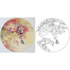 工笔花鸟白描底稿-孙锡之-葡萄蝴蝶小品-SX02 商品缩略图0