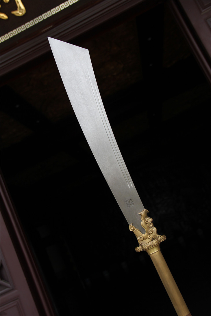 朴刀武术器械收藏大刀长刀龙泉沈广隆宝剑传统刀未开刃