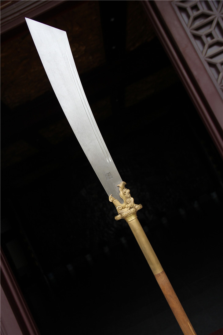 朴刀 武术器械 收藏大刀 长刀 龙泉沈广隆宝剑 传统刀