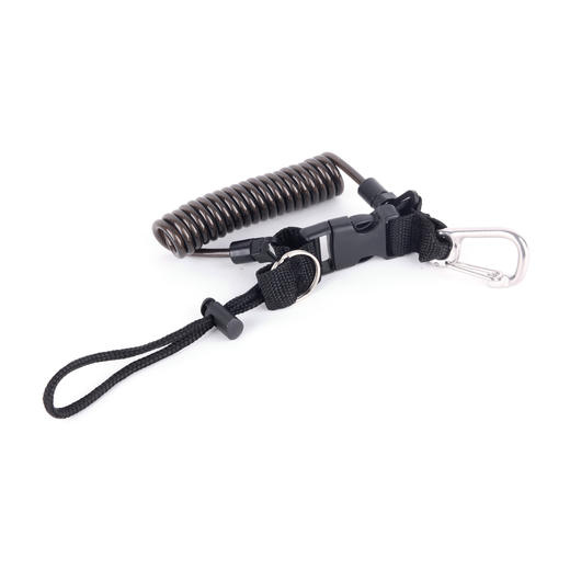 【装备失手绳】潜水相机失手绳 不锈钢弹簧绳潜水装备防丢绳安全绳 现货 商品图6