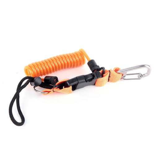 【装备失手绳】潜水相机失手绳 不锈钢弹簧绳潜水装备防丢绳安全绳 现货 商品图9