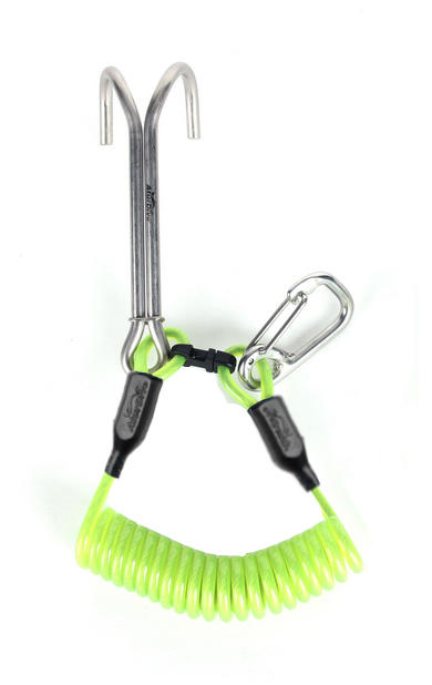 【潜水装备】钛合金潜水单双头流钩  比不锈钢铝合金更耐腐蚀 商品图3