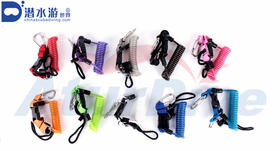 【装备失手绳】潜水相机失手绳 不锈钢弹簧绳潜水装备防丢绳安全绳 现货